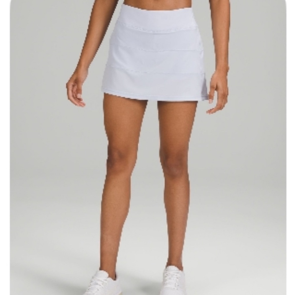 Lululemon Pace Rival Tennis Skirt Size 20 Long Pastel Blue